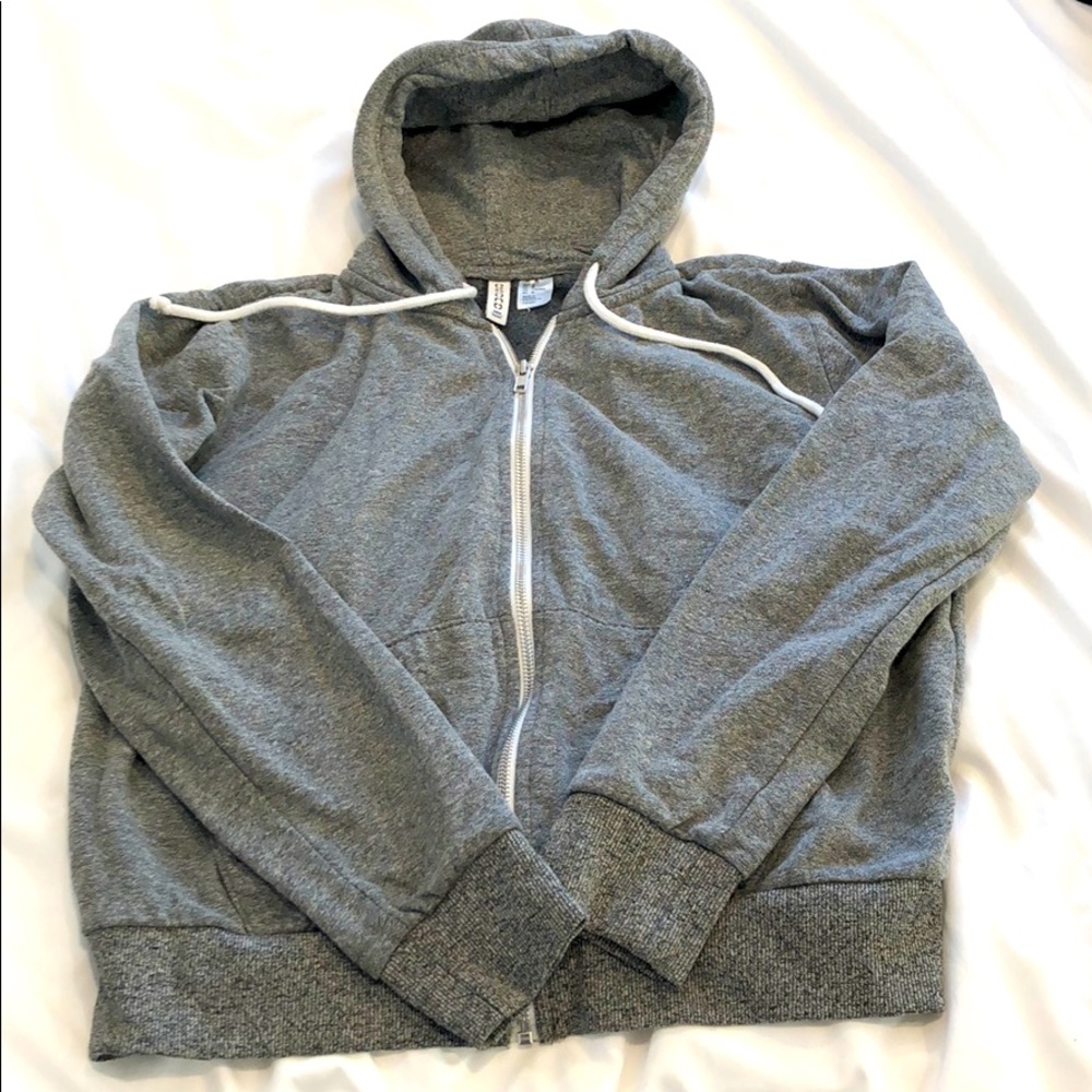 H&M | Gray Zip-up Hoodie
